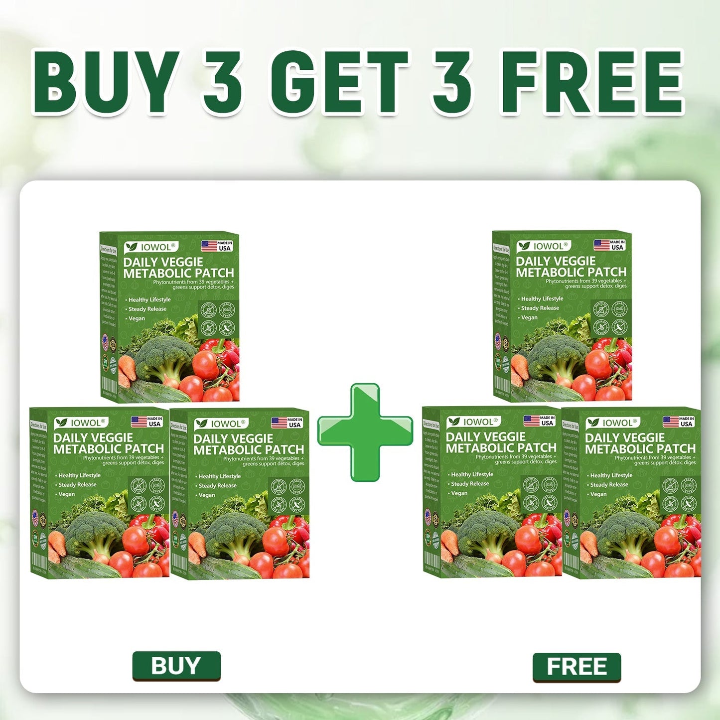 🥦𝐎𝐟𝐟𝐢𝐜𝐢𝐚𝐥 𝐒𝐭𝐨𝐫𝐞 | 𝐈𝐎𝐖𝐎𝐋® 𝐃𝐚𝐢𝐥𝐲 𝐕𝐞𝐠𝐞𝐭𝐚𝐛𝐥𝐞 𝐌𝐞𝐭𝐚𝐛𝐨𝐥𝐢𝐜 𝐏𝐚𝐭𝐜𝐡 𝐮𝐬𝐞𝐬 𝐨𝐫𝐠𝐚𝐧𝐢𝐜 𝐯𝐞𝐠𝐞𝐭𝐚𝐛𝐥𝐞 𝐞𝐱𝐭𝐫𝐚𝐜𝐭𝐬 𝐚𝐧𝐝 𝐩𝐡𝐲𝐭𝐨𝐧𝐮𝐭𝐫𝐢𝐞𝐧𝐭𝐬 𝐟𝐫𝐨𝐦 𝟑𝟗 𝐯𝐞𝐠𝐞𝐭𝐚𝐛𝐥𝐞𝐬 + 𝐠𝐫𝐞𝐞𝐧𝐬 𝐭𝐨 𝐬𝐮𝐩𝐩𝐨𝐫𝐭 𝐝𝐞𝐭𝐨𝐱, 𝐝𝐢𝐠𝐞𝐬𝐭𝐢𝐨𝐧 & 𝐦𝐞𝐭𝐚𝐛𝐨𝐥𝐢𝐜 𝐫𝐞𝐬𝐞𝐭, 𝐚𝐧𝐝 𝐛𝐨𝐨𝐬𝐭 𝐞𝐧𝐞𝐫𝐠𝐲 𝐟𝐨𝐫 𝐚𝐥𝐥-𝐝𝐚𝐲 𝐰𝐞𝐥𝐥𝐧𝐞𝐬𝐬.