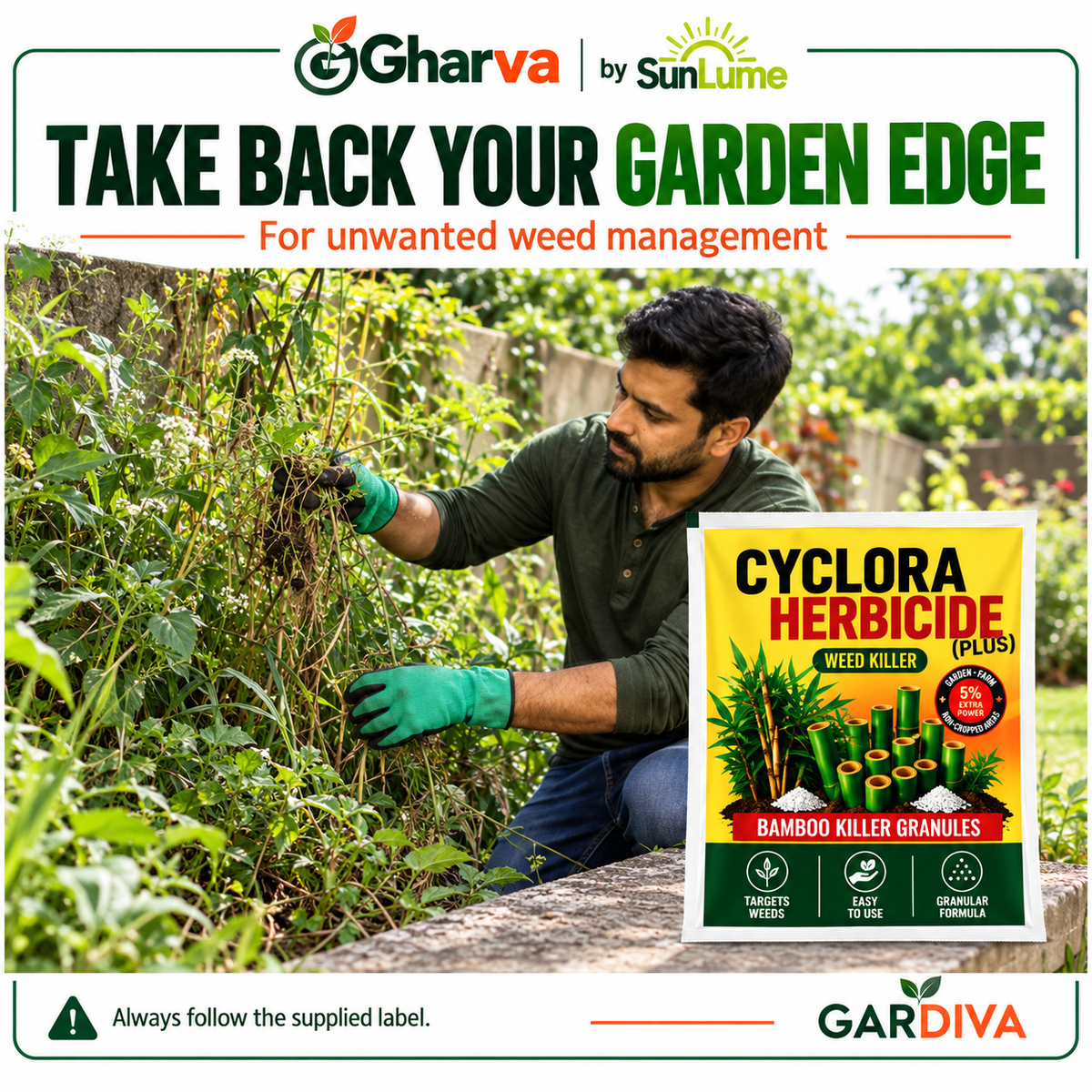 Cyclora Herbicide Granules (Pack Of 2)