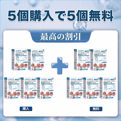 5日で効果を実感 ― Hiskin® 2-in-1 マイクロニードル・ハイドロコロイドパッチ：肌の気になる箇所をケアする、痛みや跡が残らない高品質なパッチです。