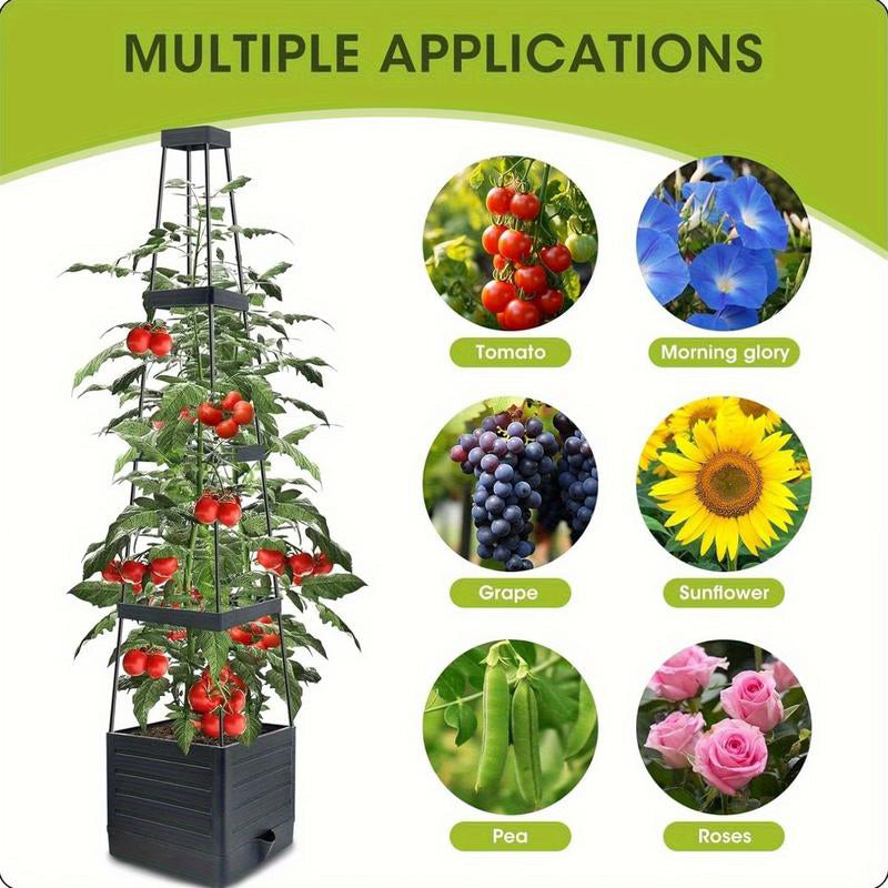 🌱Garden Raised Bed Planter Boxes with Trellis