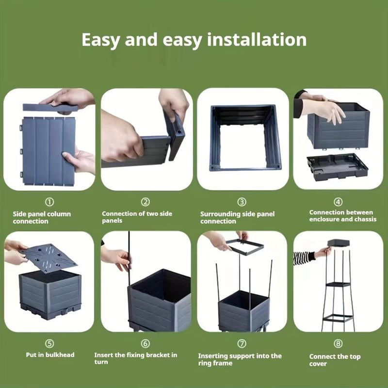 🌱Garden Raised Bed Planter Boxes with Trellis