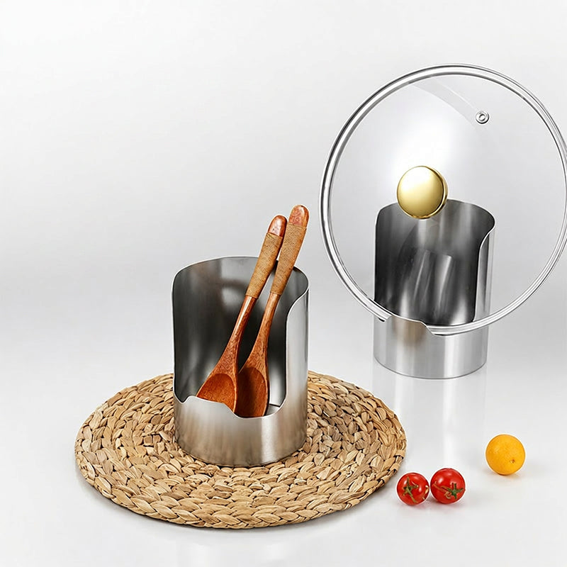Multifunctional Kitchen Utensil Organizer | Heavy-Duty Stainless Steel for Sturdiness · Space-Saving Vertical Design · Easy to Clean and Oil-Resistant